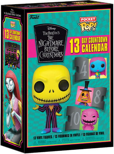 Cover for Funko Advent Calendar: · 13 Days- the Nightmare Before Christmas (Blklt) (Funko POP!) (2022)