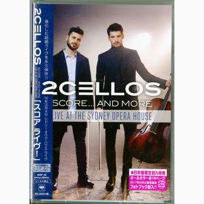 Cover for 2cellos · Score ...and More Live at the Sydney Opera House (MBD) [Japan Import edition] (2017)