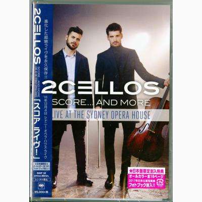 Cover for 2cellos (Sulic &amp; Hauser) · Score ...and More Live at the Sydney Opera House (MBD) [Japan Import edition] (2017)