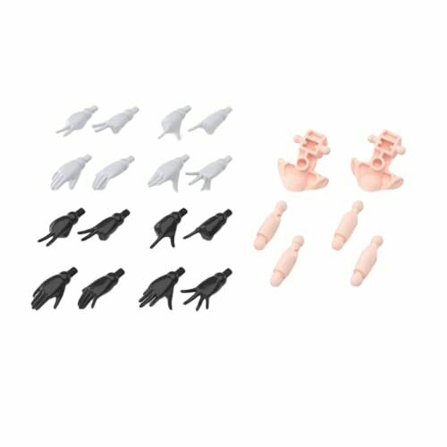 Cover for 30ms · 30MS - Option Hand Parts (White / Black) - Model K (Toys)