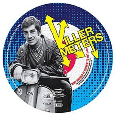 Cover for The Killermeters · Why Should It Happen to Me? (7&quot;) [Picture Disc edition] (2022)