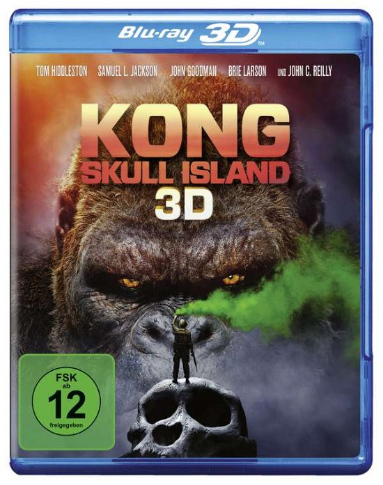Kong: Skull Island-blu-ray 3D - Tom Hiddleston,samuel L.jackson,john Goodman - Film -  - 5051890307590 - 2. august 2017