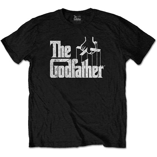 Cover for Godfather - The · The Godfather Unisex T-Shirt: Logo White (T-shirt) [size S] [Black - Unisex edition]