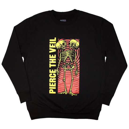 Cover for Pierce The Veil · Pierce The Veil Unisex Sweatshirt: Wavy Skeleton (Black) (Bekleidung) [size S] (2025)