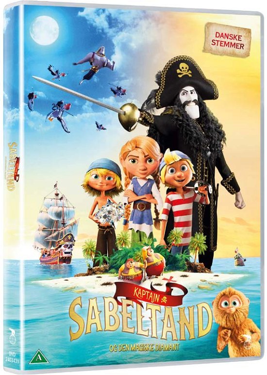 Cover for Kaptajn Sabeltand og den Magiske Diamant (DVD) (2020)