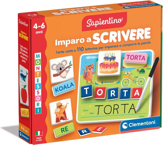 Cover for Clementoni Educativi Giochi Sapientino Montessori · Imparo A Scrivere (MERCH)