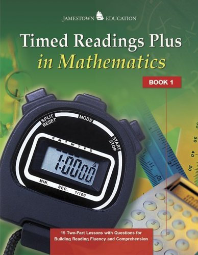 Cover for Mcgraw-hill - Jamestown Education · Timed Readings Plus in Mathematics (Jamestown Education) (Paperback Book) (2005)