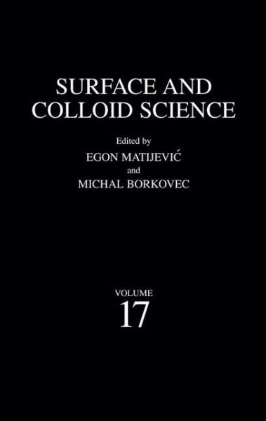 Cover for Surface and Colloid Science - Surface and Colloid Science (Hardcover Book) [2004 edition] (2004)