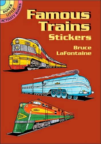 Cover for Bruce Lafontaine · Famous Trains Stickers - Little Activity Books (Paperback Book) (2004)