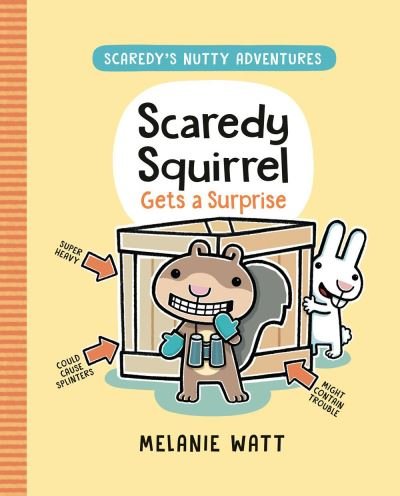 Cover for Melanie Watt · Scaredy Squirrel Gets a Surprise (Inbunden Bok) (2022)