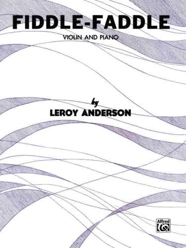 Cover for Leroy Anderson · Fiddlefaddle Violin &amp; Piano (Paperback Book) (1985)