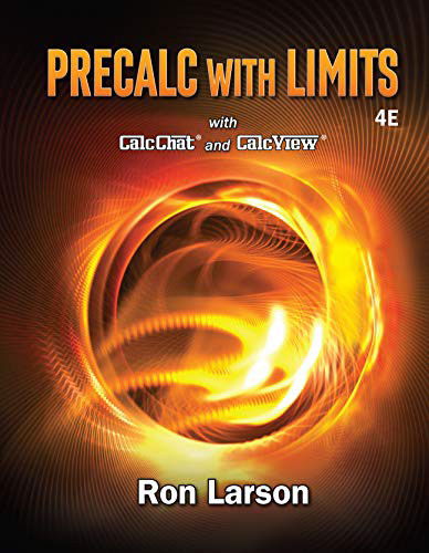 Cover for Ron Larson · Precalculus with Limits, Loose-leaf Version (Lose Papiere) (2017)