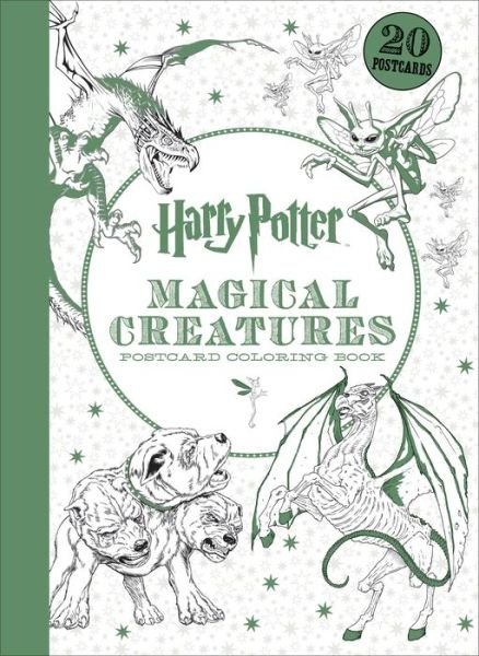 Cover for Scholastic · Harry Potter Magical Creatures Postcard Coloring Book - Harry Potter (Taschenbuch) (2016)