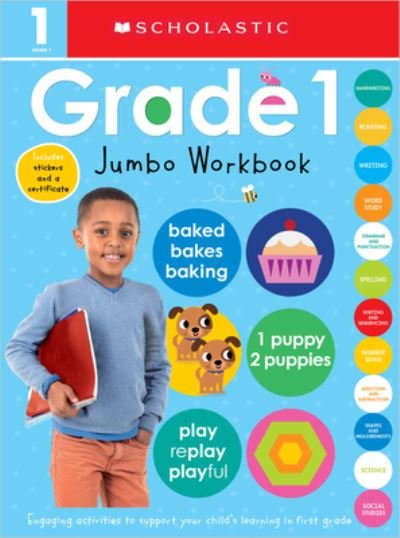 First Grade Jumbo Workbook: Scholastic Early Learners (Jumbo Workbook) - Scholastic Early Learners - Scholastic - Kirjat - Scholastic Inc. - 9781338715590 - tiistai 6. huhtikuuta 2021