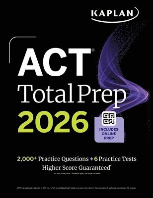 Cover for Kaplan Test Prep · ACT Total Prep 2026 - Kaplan Test Prep (Paperback Book) (2025)