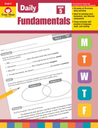 Cover for Evan Moor · Evan-Moor Daily Fundamentals, Grade 5 Teaching Supplement - Homeschooling &amp; Classroom Resource Workbook (Taschenbuch) (2017)