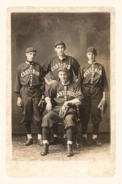 Cover for Found Image Press · Vintage Journal Four Eastside Baseball Players (Book) (2022)