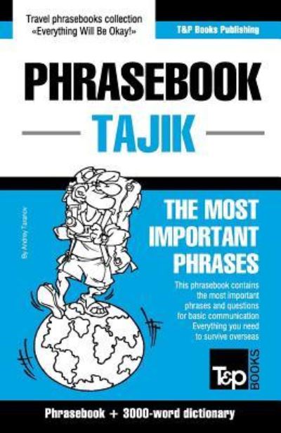 Cover for Andrey Taranov · English-Tajik phrasebook and 3000-word topical vocabulary - American English Collection (Paperback Book) (2016)