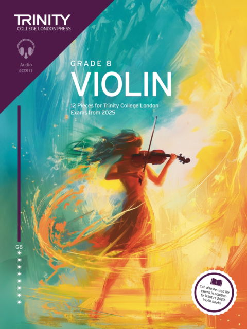 Cover for Trinity College London · Trinity College London Violin Exam Pieces from 2025: Grade 8 (Sheet music) (2025)