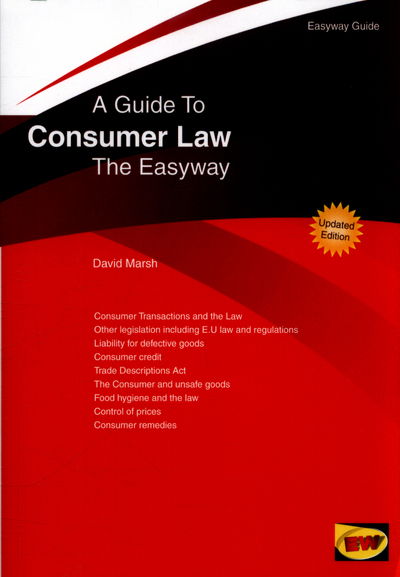 Cover for David Marsh · Guide To Consumer Law (Paperback Book) (2018)