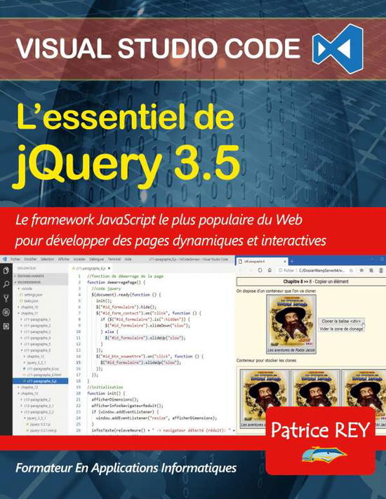 Cover for Rey · L'essentiel de jQuery 3.5 (Book)