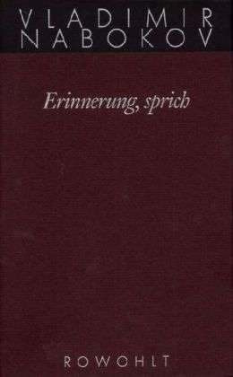 Cover for V. Nabokov · Erinnerung,sprich (Book)