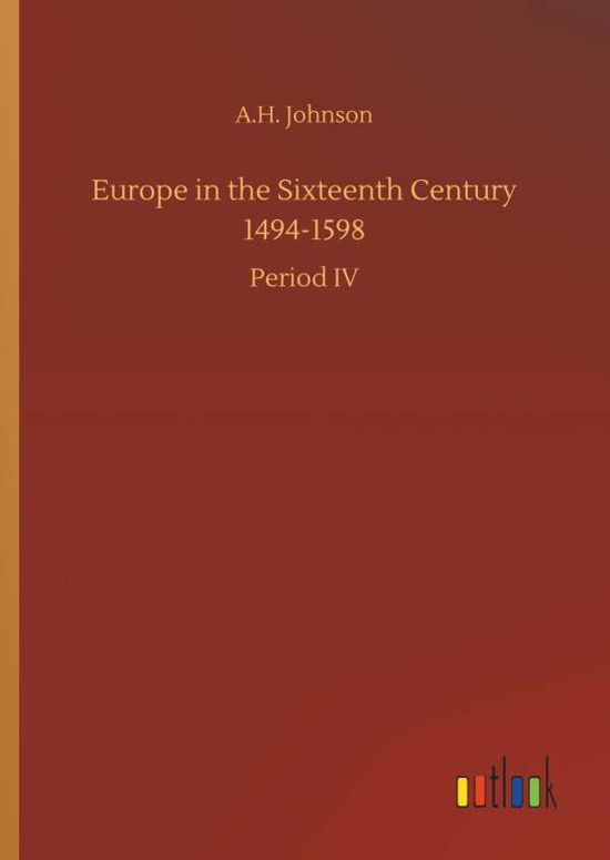 Cover for Johnson · Europe in the Sixteenth Century (Book) (2018)