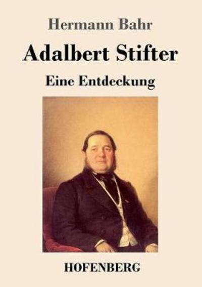 Cover for Bahr · Adalbert Stifter (Book) (2017)