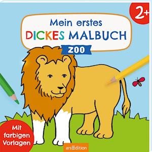 Cover for Corina Beurenmeister · Mein erstes dickes Malbuch ab 2 – Zoo (Book) (2025)