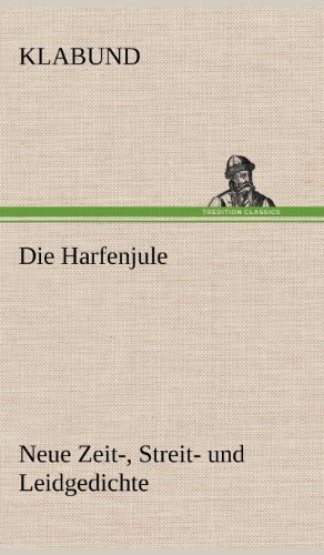 Cover for Klabund · Die Harfenjule (Innbunden bok) [German edition] (2012)