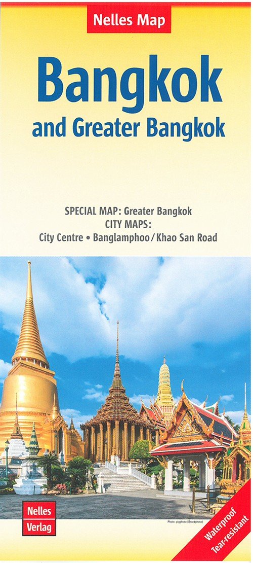 Bangkok and Greater Bangkok, Nelles Map - Nelles Verlag - Books - Nelles Verlag - 9783865745590 - January 31, 2017