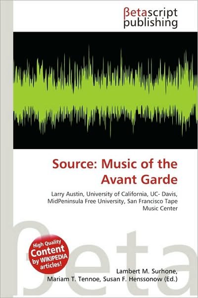 Cover for Source · Music of the Avant Garde (Book)