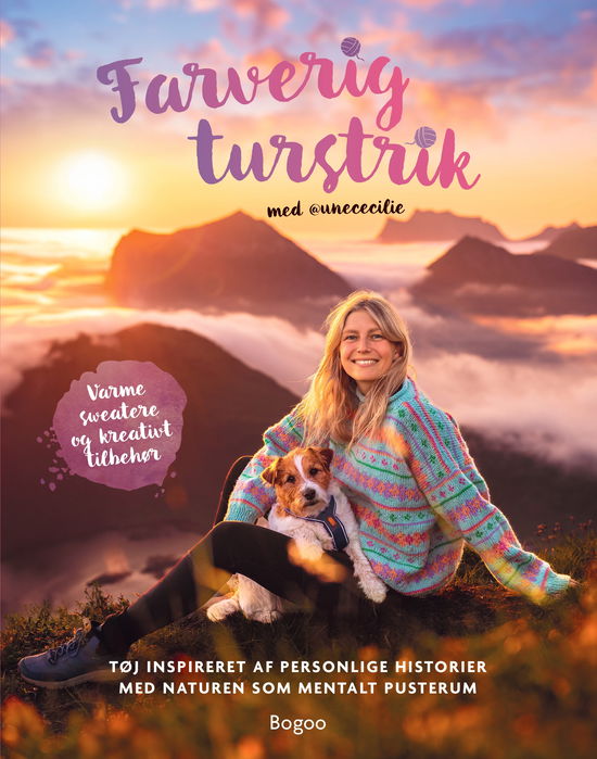 Une Cecilie Oksvold · Farverig turstrik (Hardcover Book) [1. wydanie] (2024)