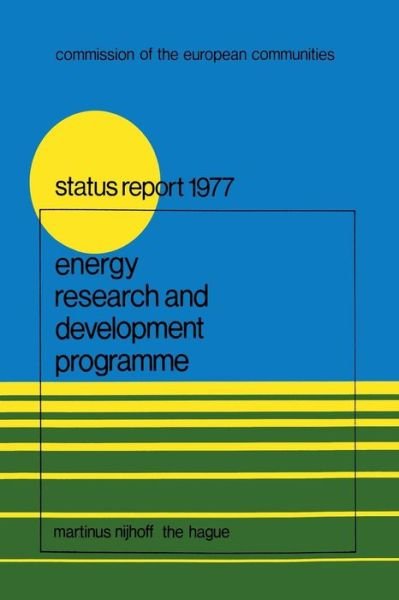 Cover for European Communities · Energy Research and Development Programme: First Status Report (1975-1976) - Energy Research Development Programmes (Taschenbuch) (1978)