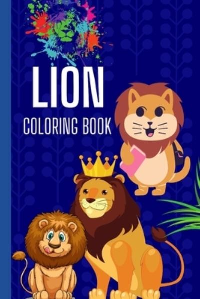 Cover for Bablu Ahammed · Lion Coloring Book (Paperback Book) (2022)