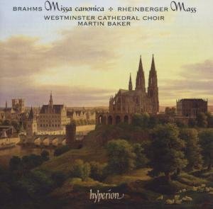 Cover for Martin Baker Westminster Cath · Brahms  Rheinberger Masses (CD) (2006)