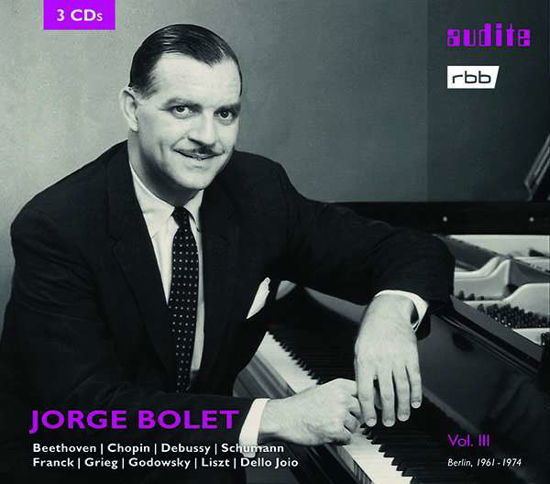 Cover for Jorge Bolet · V3: Berlin Radio Recordings (CD) (2019)