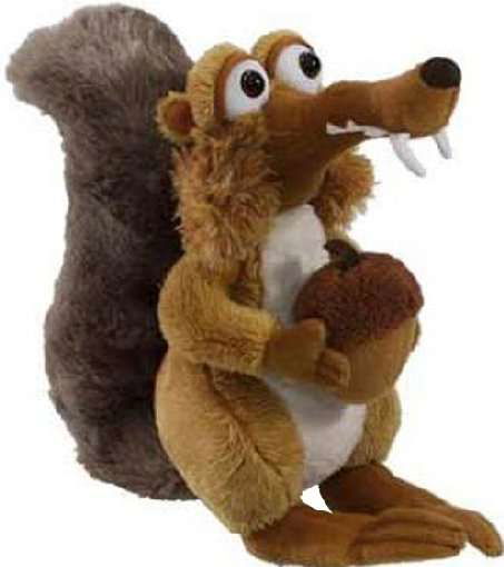 Ice Age 4 - Pluesch 25cm - Scrat Das Rattenhoernchen - Fox - Merchandise - FOX - 4260211005591 - 