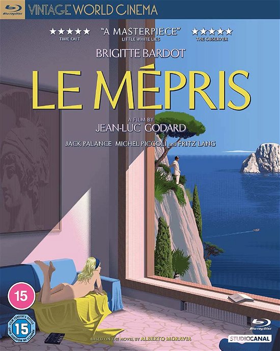 Cover for Le Mépris 60th Anniversary BD · Le Mepris (Blu-ray) (2023)