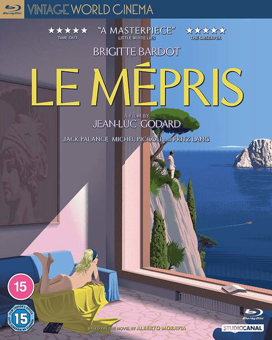 Cover for Le Mépris 60th Anniversary BD · Le Mepris (Blu-Ray) (2023)