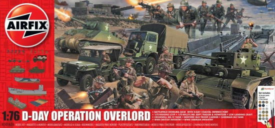 1:76 D-day Operation Overlord  Gift Set - Airfix - Merchandise - Airfix-Humbrol - 5055286659591 - 