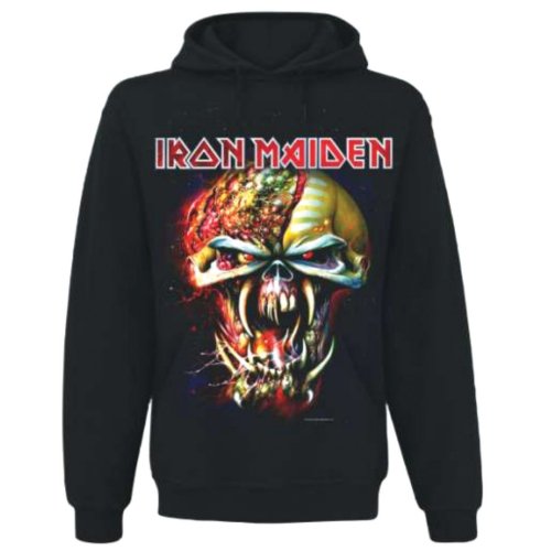 Iron Maiden Unisex Pullover Hoodie: Final Frontier Big Head - Iron Maiden - Merchandise - Global - Apparel - 5055295345591 - 