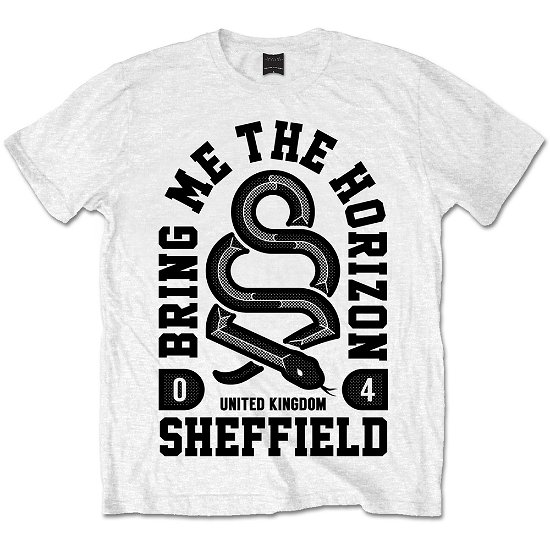 Cover for Bring Me The Horizon · Bring Me The Horizon Unisex T-Shirt: Snake (T-shirt) [size S] [White - Unisex edition]