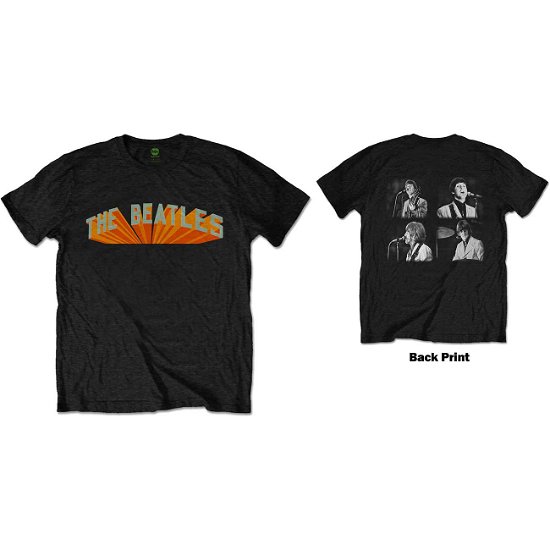 Cover for The Beatles · The Beatles Unisex T-Shirt: Live In Japan (Back Print) (T-shirt) [size S] [Black - Unisex edition]