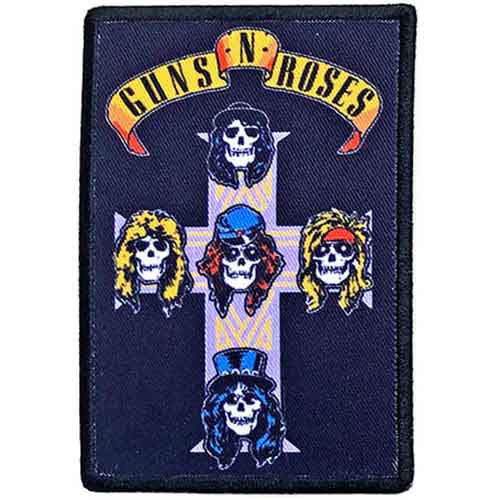 Guns N' Roses Standard Printed Patch: Nightrain Cross - Guns N Roses - Merchandise -  - 5056368633591 - 