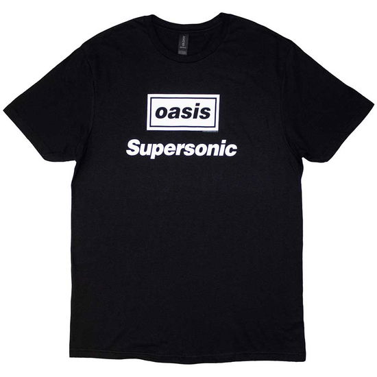 Oasis Unisex T-Shirt: Supersonic Title - Oasis - Gadżety -  - 5056737271591 - 6 sierpnia 2024