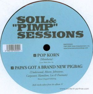 Cover for Soil &amp; Pimp Sessions · Pop Korn / Papa's Got a Bra (12&quot;) (2010)