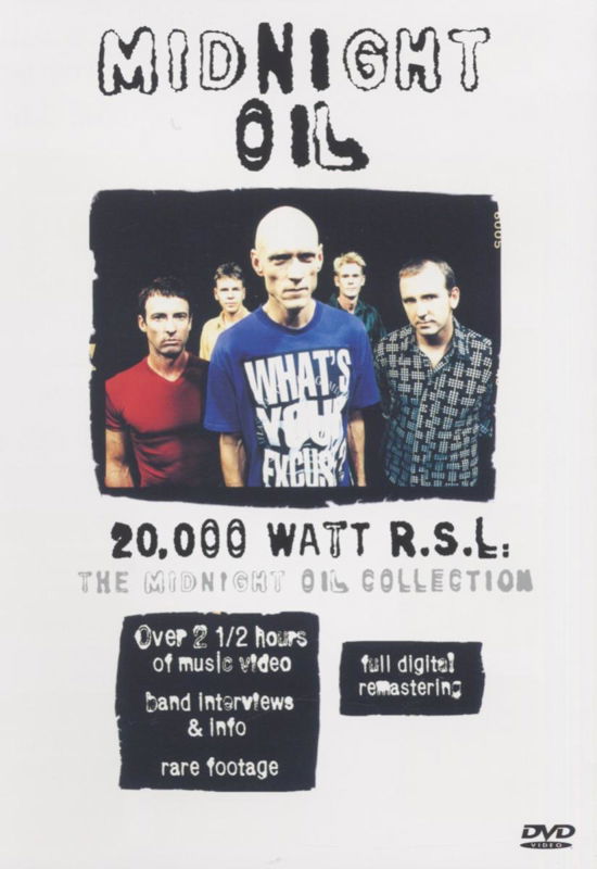 Midnight Oil-20.000 Watt R.S.L.-Dvd - Midnight Oil - Musiikki - Sony Bmg - 5099720197591 - maanantai 26. tammikuuta 2004