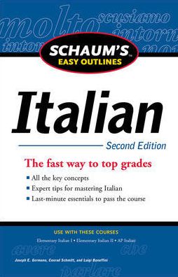 Cover for Luigi Bonaffini · Schaum's Easy Outline of Italian, Second Edition (Paperback Book) (2011)