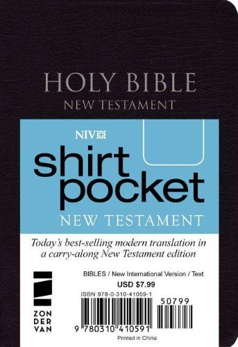 Cover for Zondervan · Niv Shirt-pocket New Testament (Paperback Book) [Poc edition] (2012)